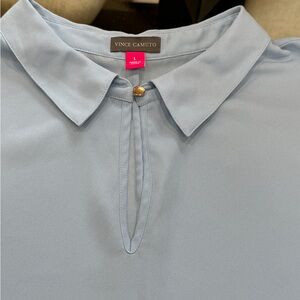 2 for $15 Vince Camuto women light blue blouse